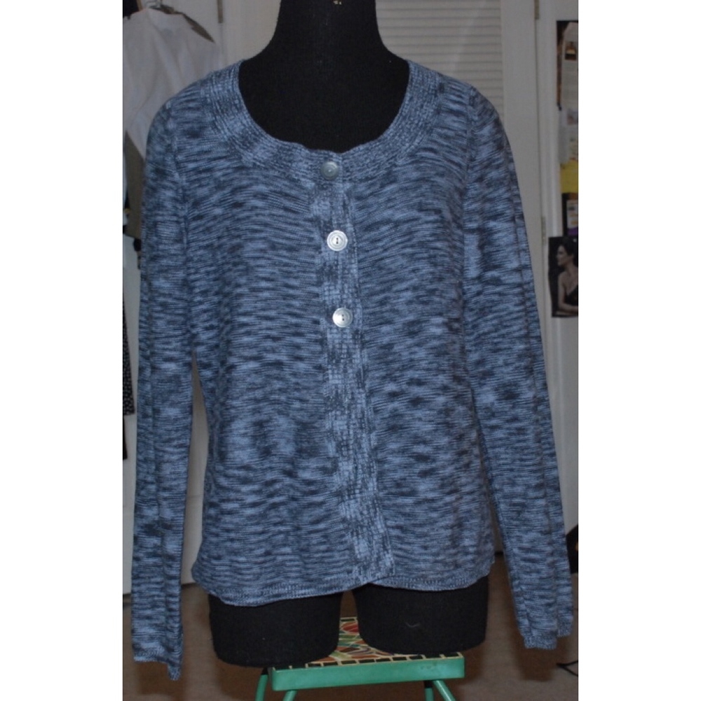 J. Jill Cardigan, Linen Blend, M